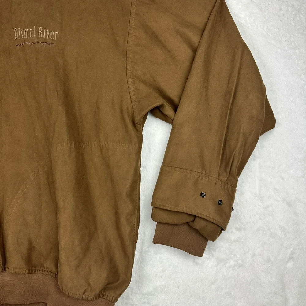 Zero Restriction Golf Outerwear Large Microsuede Brown‎  Mens Jacket Coat